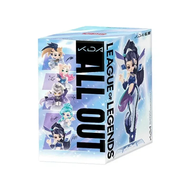 POP MART K/DA ALL out Series League of Legends Blind Box - Kawaii Anime Фигурка Изненада Мистериозна Колекция Кукли