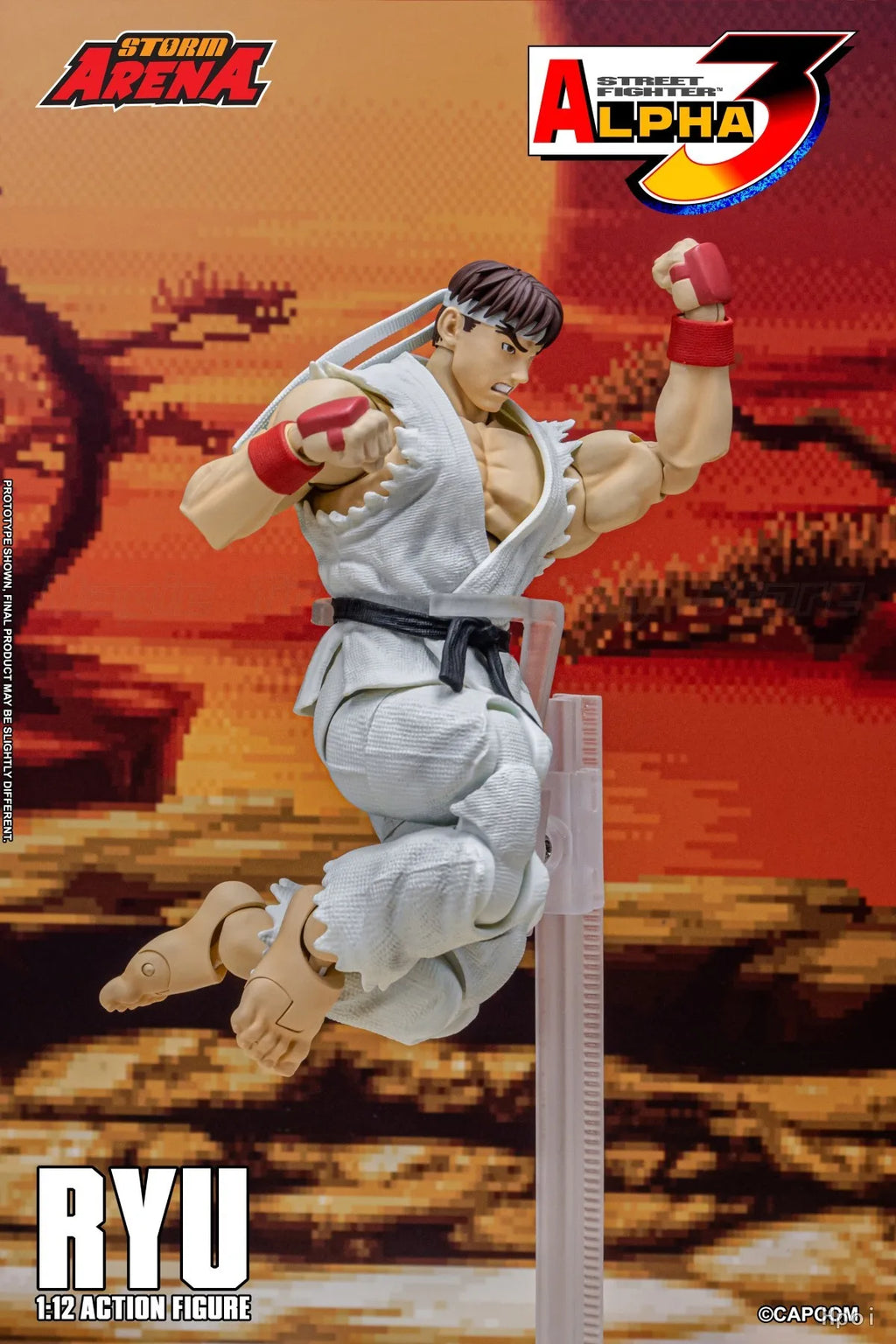 【In stock】Storm Collectibles Street Fighter Alpha 3 Ryu Hoshi 1/12 Scale Ornaments Animation Collection Gifts