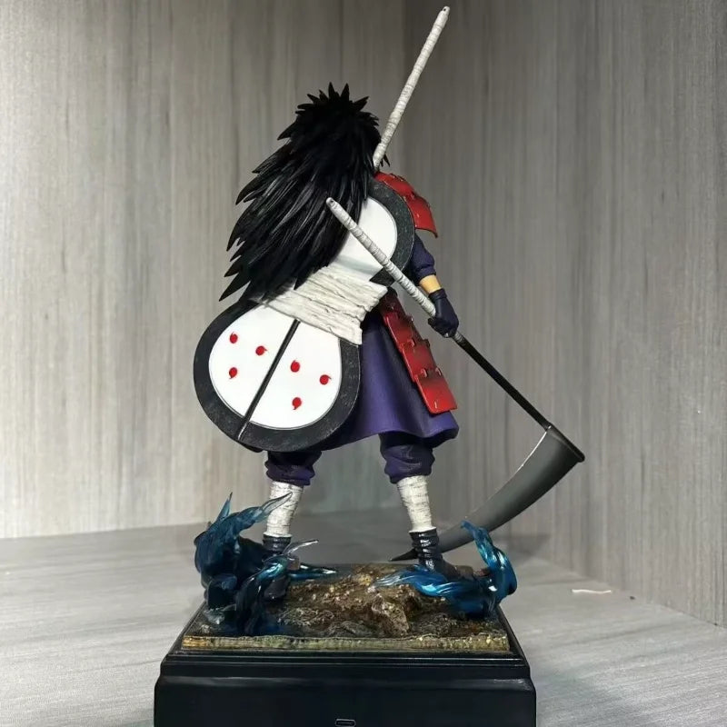 in stock 30cm NARUTO Uchiha Madara PVC Anime Character Model Figure Gifts Desktop Decorat Ornament Birthday toy gift for kids