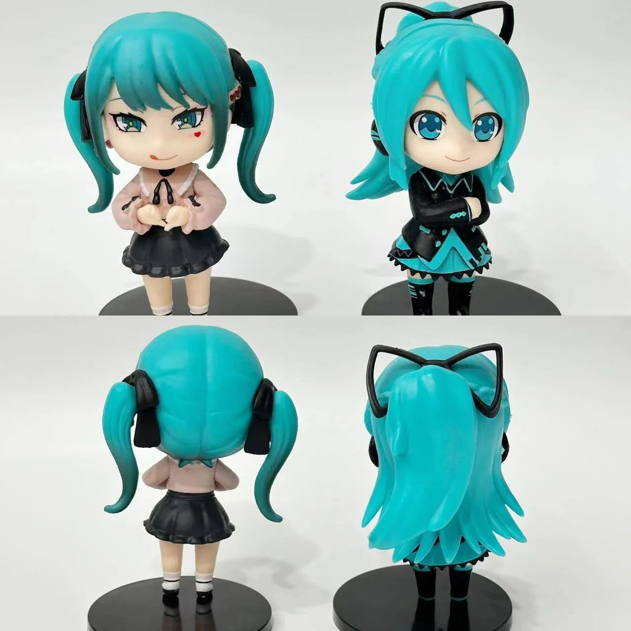 Hatsune miku Anime new figure mini character ornaments kawai hatsune table decoration for home adult toy child gift 6pcs/set