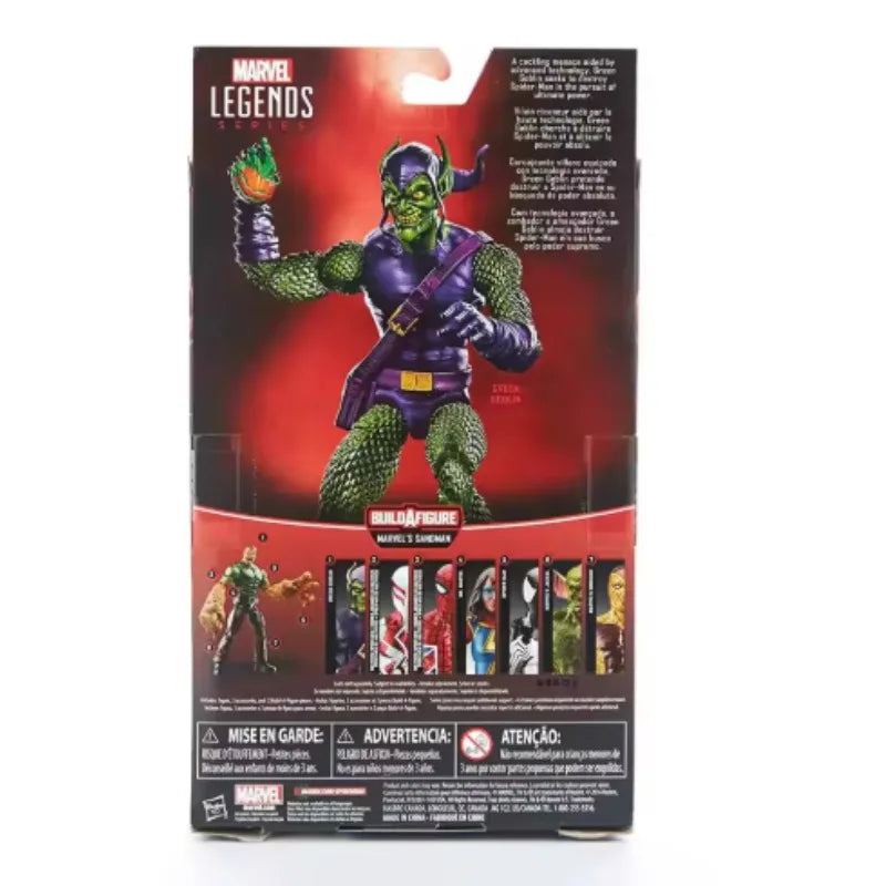 Original Hasbro Marvel Legends Series SPIDER-MAN GREEN GOBLIN Anime Figure Toys Collection Ornaments