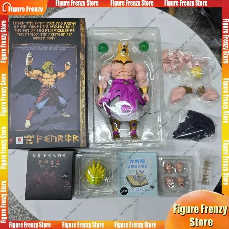 10-Inch Kong Studio Beast Deities Dragon Ball Z Broly Figure Super Saiyan 3 Broly Norse God Fenrir Anime Action Figure in Stock