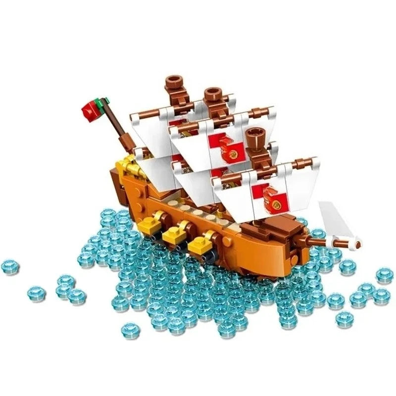 sailing ship in a bottle 21313 Building Blocks Sets Suitable For Christmas Gifts not Compatible With Legoed Particles