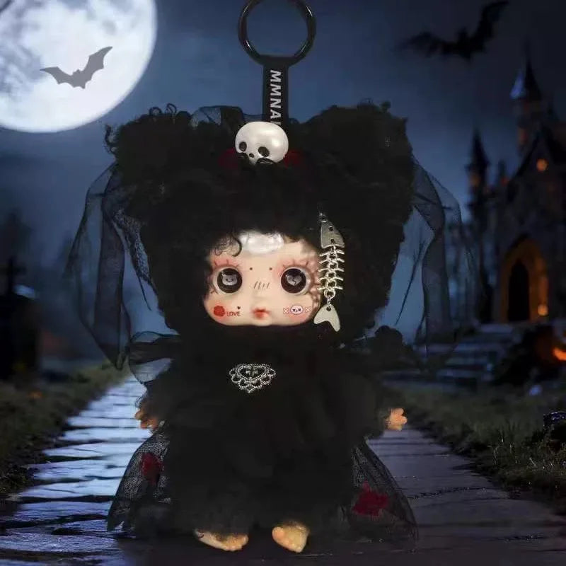 Mm Suger Baby Night Elf Party Series Blind Box Halloween Plush Doll Cute Pendant Toy Trendy Mystery Box Cute Doll Halloween Gift