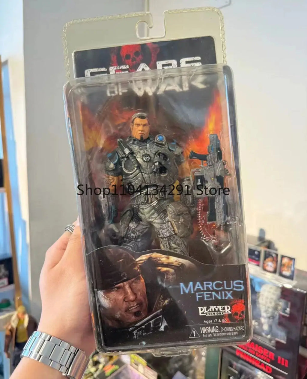 Original Storm Toys 1/12 Marcus Fenix Gears of War Soldier Model 6'' Beast Rider 18 cm Action Figure Model Gift Collection