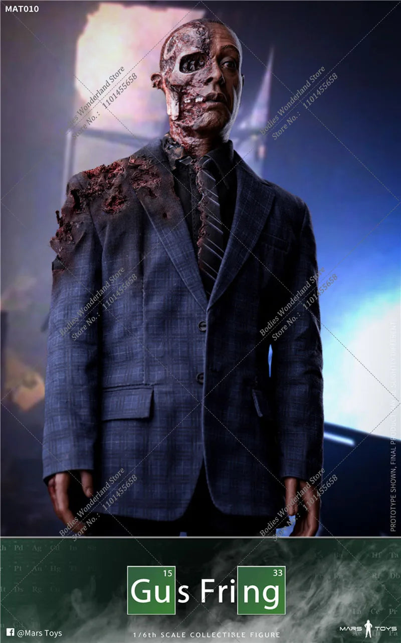 In Stock Mars Toys MAT010  1/6 Scale Collectible Breaking Bad Gus Fring Giancarlo Esposito 12Inch Double Action Figure Full Set