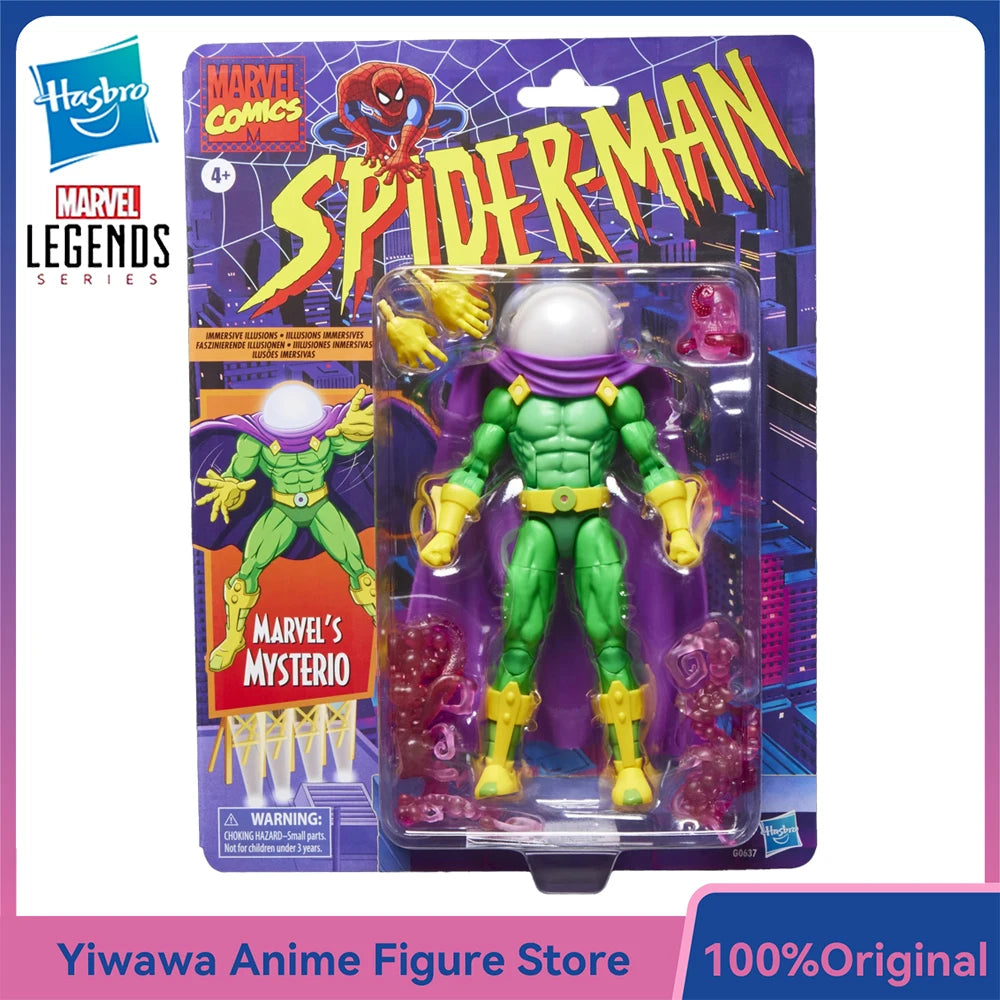 [In-Stock] Original NEW Hasbro Marvel Legends Series Mysterio (Spider-Man) 15cm Collectible Anime Action Figure Model Gift Toys
