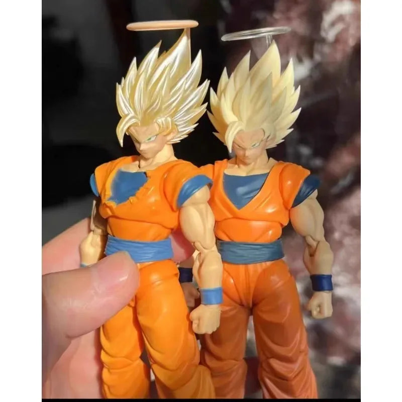 In Stock DKO TOYS Dragon Ball Z Action Anime Figure SHF SSJ2 Super Saiyan 2 Son Goku Broly Heads Accessories Headsculpt Toys
