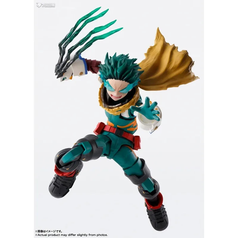 BANDAI Original S.H.Figuarts My Hero Academia Series Izuku Midoriya Deku Collectible Movable Action Figure Model Toys