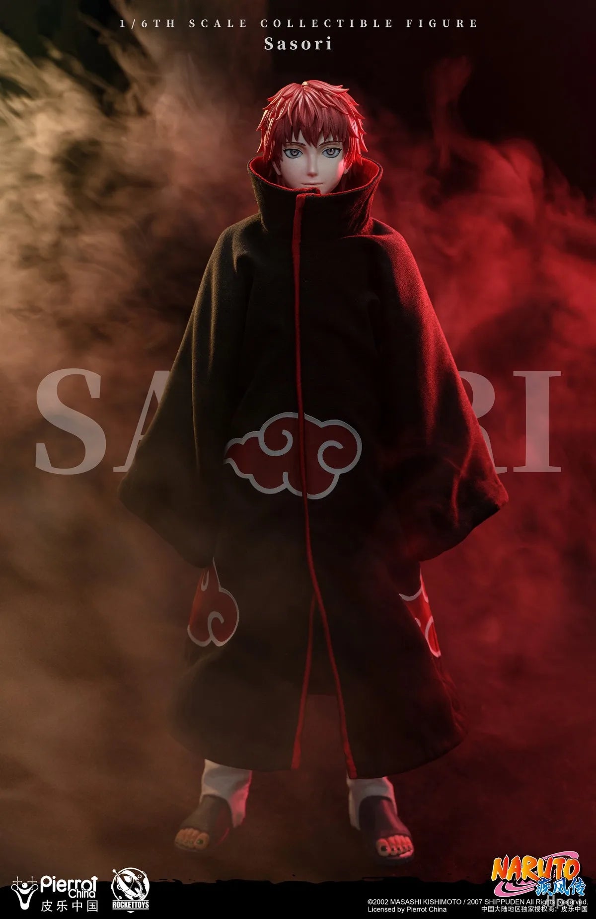 【MT】Original RocketToys ROC-010 NARUTO Shippuden Sasori 1/6 Action Figure Toy Collection