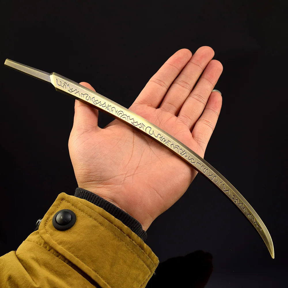 30cm Game Peripherals Figure Weapon Model Hand of Malenia Action Figure Model Medieval Sword All Metal Crafts Boys Gift