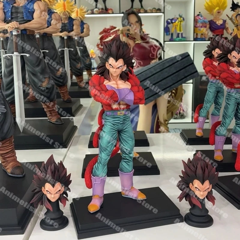 Jt Statue Dragon Ball Super Saiyan 4 Gogeta Vegeta Goku Anime Figure 31cm Model Collection Custom Desktop Toy Gift In Stock
