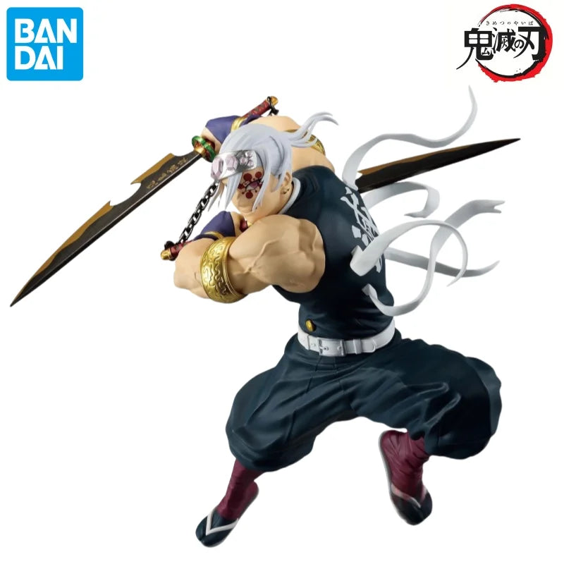 В наличност, кукла Bandai, чисто нова в кутия, Demon Slayer, Vibration Stars Limited, аниме герои Uzui Tengen, гаражен комплект, колекционерска