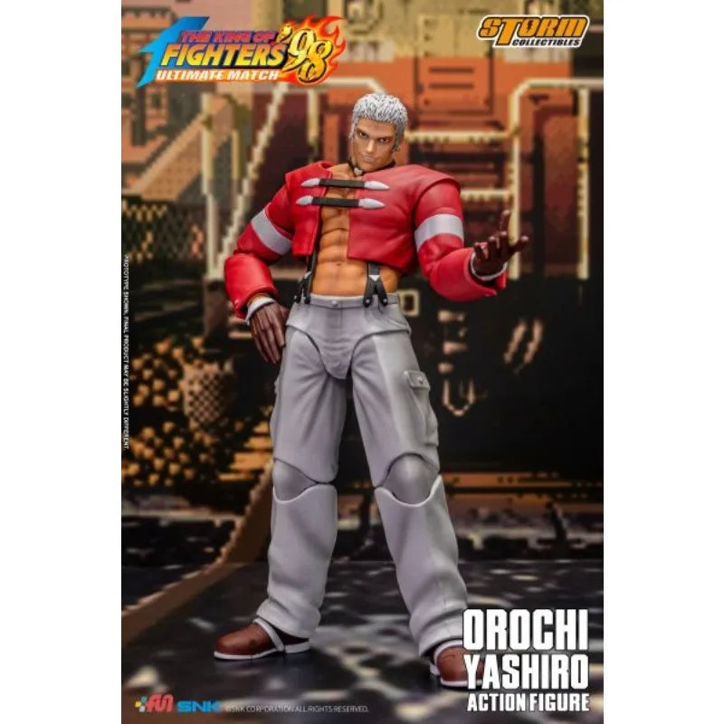 In Stock Storm Toys 1/12 Scale The King of Fighters '98 Yashiro Nanakase Anime Action Figure Model Doll Toys Hobby Collectible
