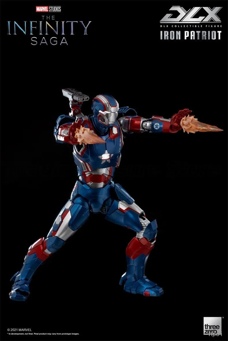 【MT】threezero Marvel 3Z0257 DLX MARVEL STUDIOS THE INFINITY SAGA IRON PATRIOT Action Figure Toy Gifts
