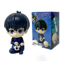 2026 New BLUE LOCK Action Figures Isagi Yoichi Nagi Seishiro Anime Figure Q Version Figurine PVC Collectible Model Kids Doll Toy