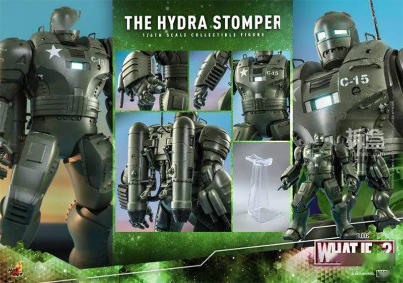 Original HOTTOYS 1/6 PPS007 TMS060Captain Carter & The Hydra Stomper and Steve Rogers Action Figure Model Toys Ornament Gift