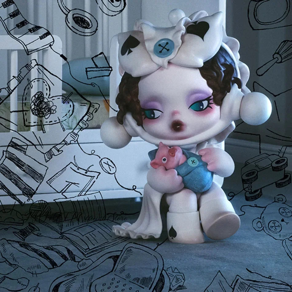 POP MART Skullpanda Everyday Wonderland Series Blind Box Toys Kawaii Anime Action Figure Caixa Caja Surprise Mystery Box Dolls