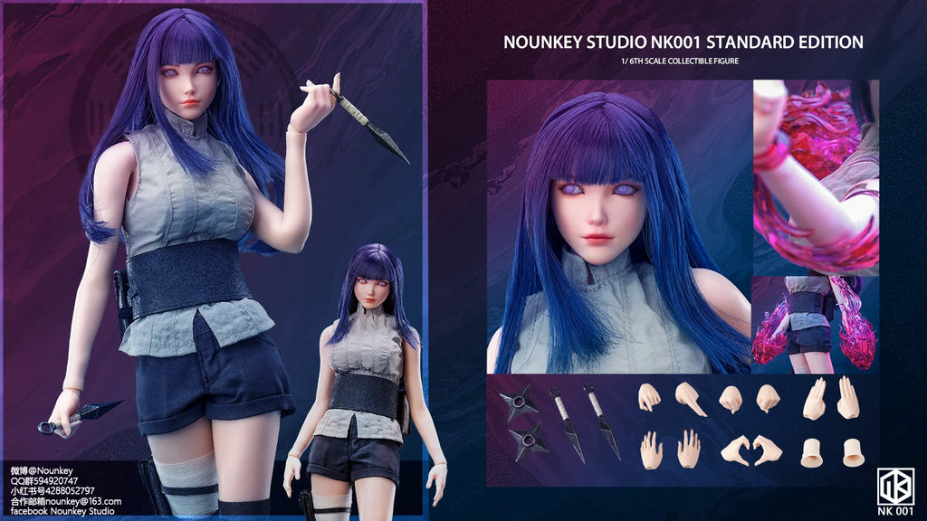 【 in Stock 】 Nounkey Studio Original NK001 NK 1/6 Pack Rubber Soldier Renren Wife Miss Cloth Clothes Movable Doll Model Toy