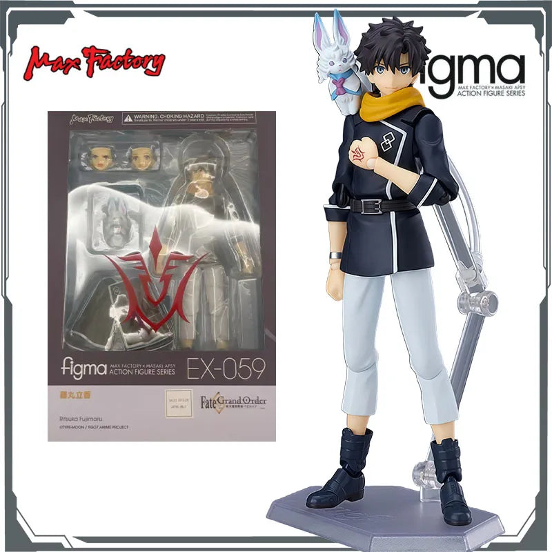 Max Factory Original Figma Fou, Ritsuka Fujimaru Anime Action Figures Toys for Boys Christmas Gift Collectible Model Ornaments