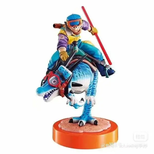 Hot Sale Dragon Ball Pvc Anime Figures Gk Son Goku Riding Dragon Costumes Action Decoration Ornaments Model Toys Childrens Gifts
