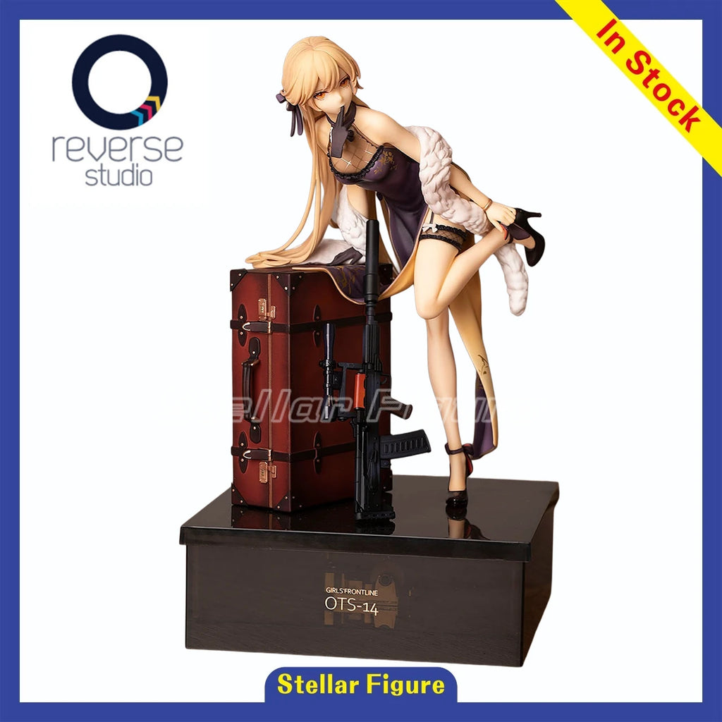 【SF】In Stock Reverse Studio Orange Cat Industry Girls Frontline OTs-14 Purple Rain Heart 1/8 Scale Figures Model Original
