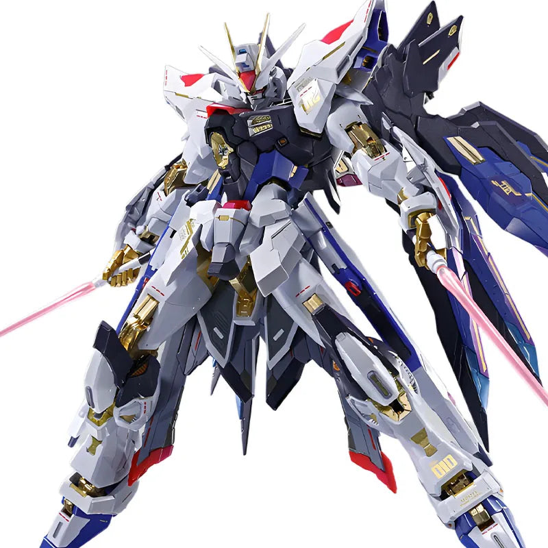 Bandai Original Mobile Gundam METAL BUILD STRIKE FREEDOM GUNDAM 195mm Anime Action Figures Toys for Boys Gift Model Ornaments