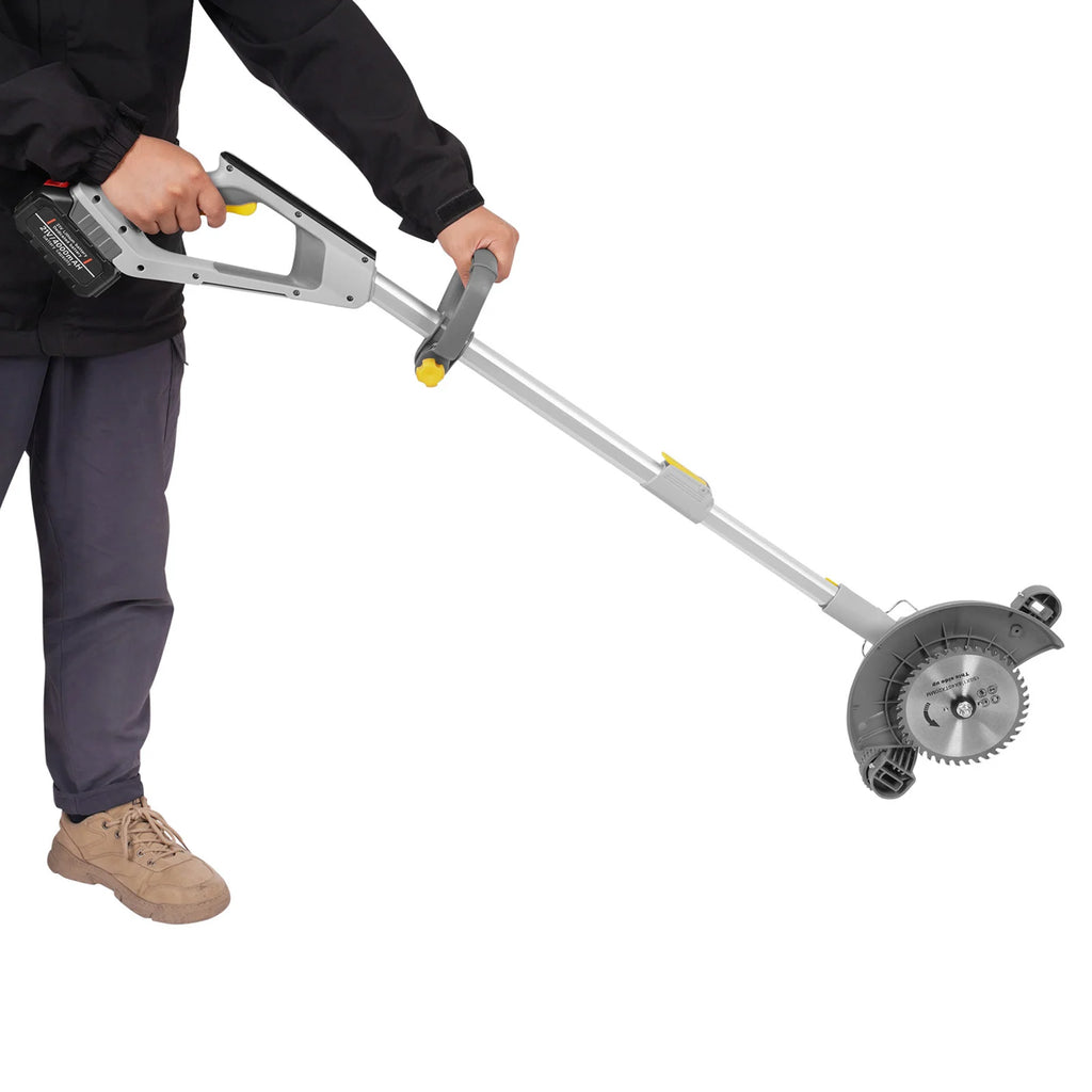 600W Cordless Grass Trimmer Battery Powered Edger Mini-Mower for Lawn Care and Yard Work