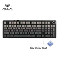 AULA F99PRO Gaming Mechanical Keyboard 99 Key Three Mode Wireless Hot Swappable Gasket Structure Custom Keyboard with Media Knob