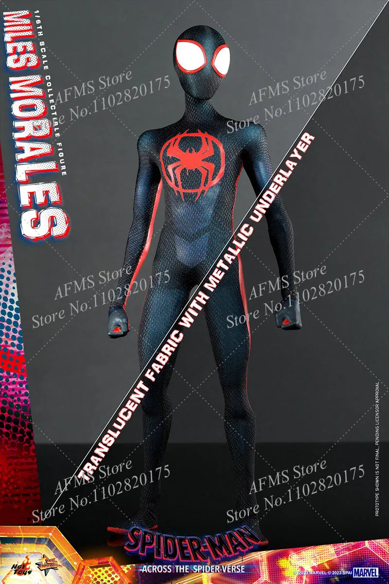 HOTTOYS MMS710 1/6 Scale Collectible Figure Miles Morales Ultimate Spider-Man Full Set 12" Men Soldier Action Figure Model