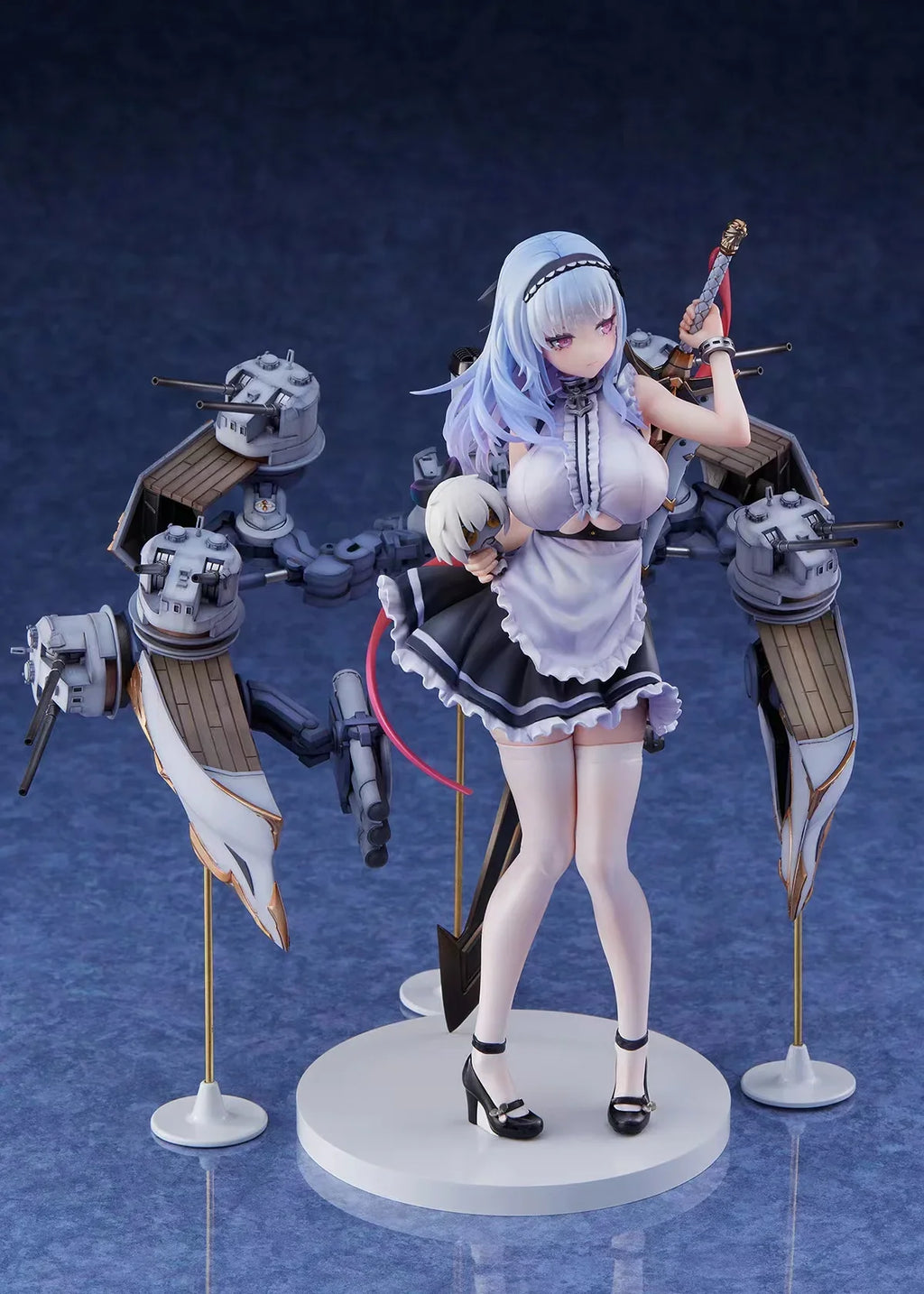 Original Alice Glint Knead Azur Lane Dido royal navy light cruiser Anime Action  Figure PVC Collectible Model toy Game Periphery