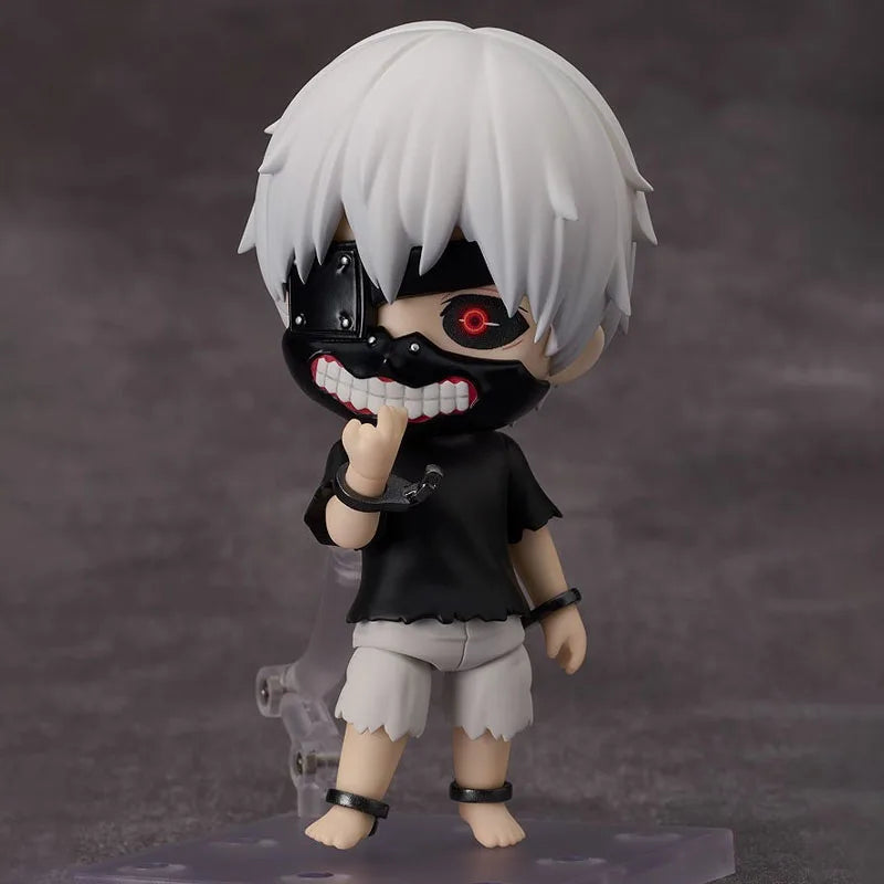 Low price In Stock GSC Original Nendoroid Tokyo Ghoul KEN KANEKI Anime Action Figure Model Toy Gift for Kid Foam Box Packaging