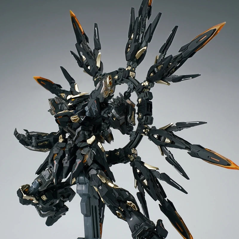 ALL INCLUSIVE FULLSION 1/100 Black Apocalypse Assembly Model Kit Alloy Skeleton Mecha Collectible Action Figures Ornament Gift
