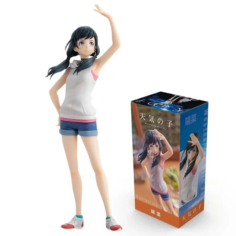 20cm POP UP PARADE Suzume Iwato Anime Girl Figure Suzume no Tojimari Action Figure Your Name Figurine Collectible Model Doll Toy