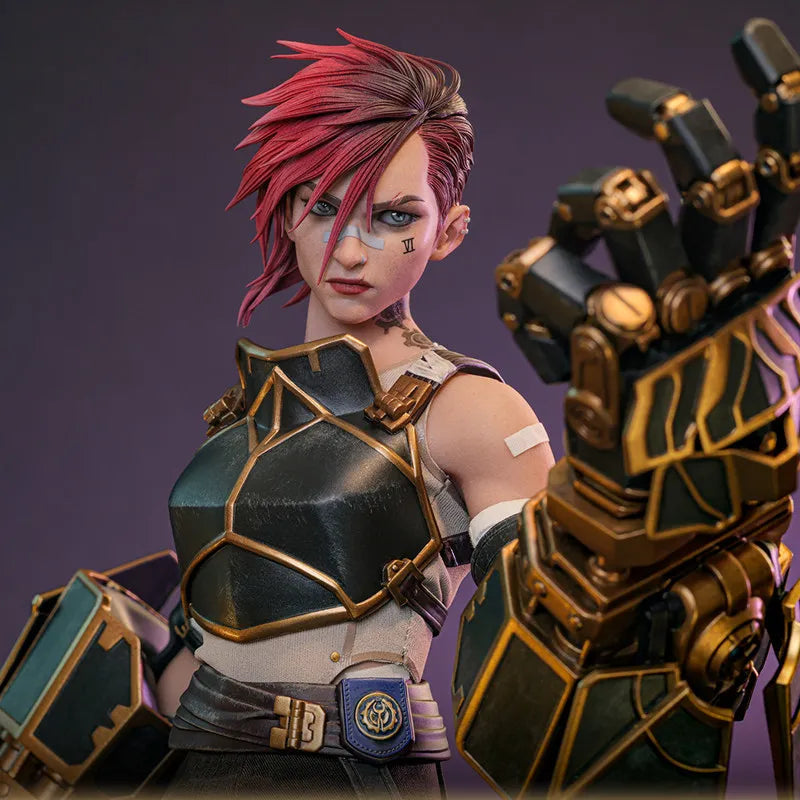 In Stock Original HOTTOYS HT TMS138 1/6 Scale Vi Action Figure Arcane: League Of Legends Collectible Model Toy Gift
