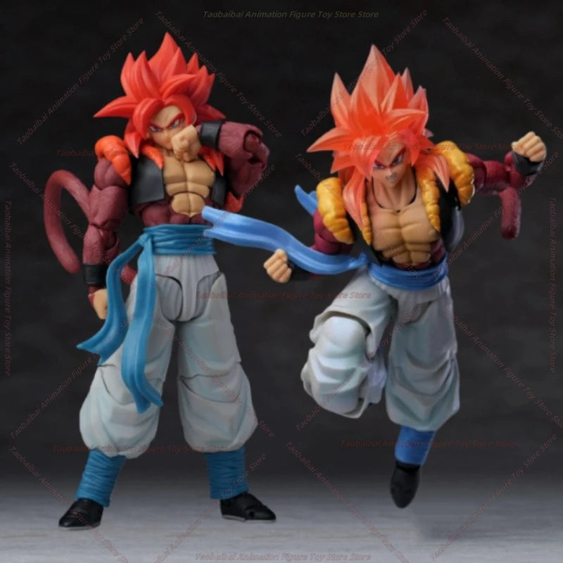 Tonsen/KAMIONE Studio Dragon Ball Series SHF Fusion Warrior SSj4 Gogeta 1/12 Action Figure Anime Character Figure