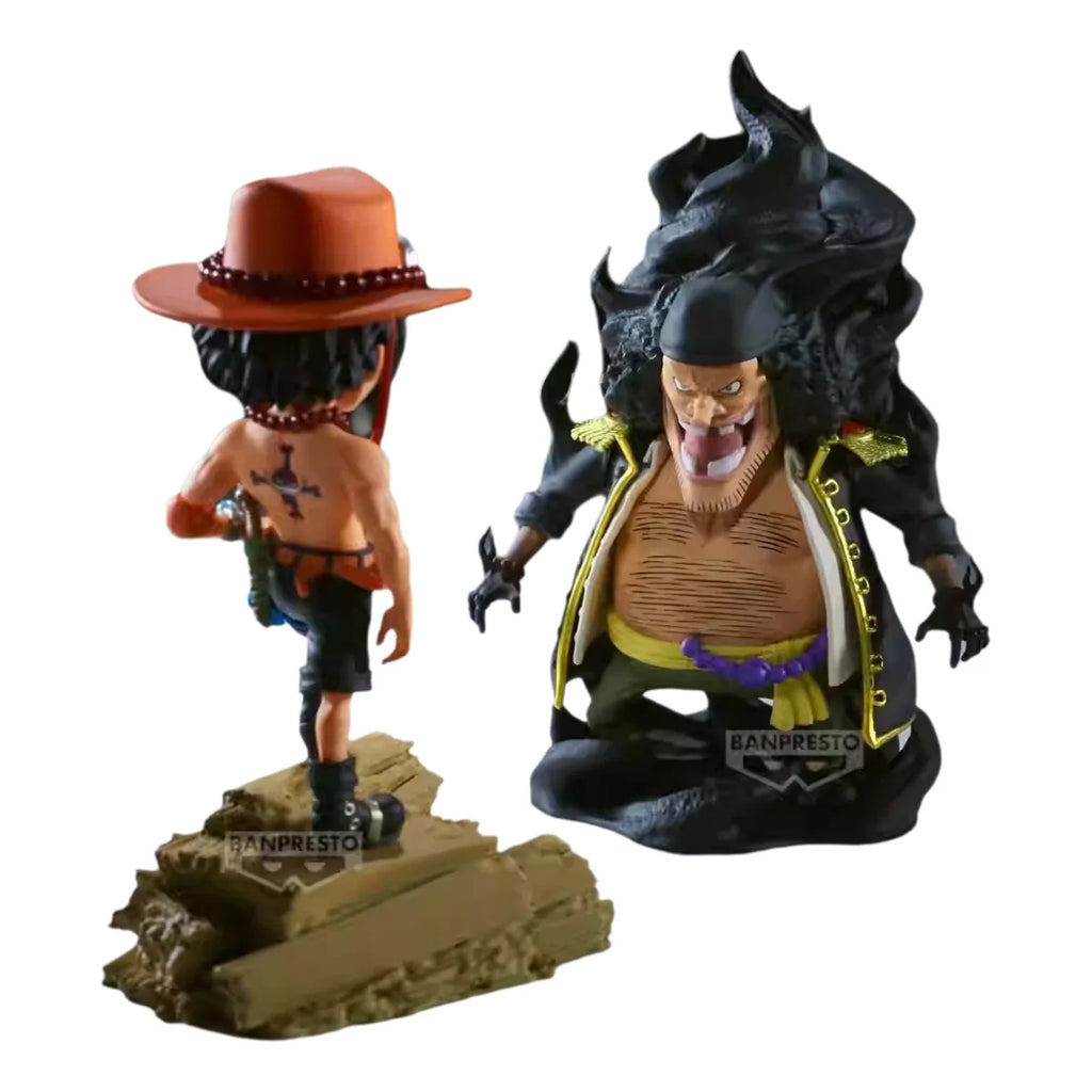 Bandai Banpresto One Piece Original Modellbausatz WCF Log Stories Portgas·D·Ace vs. Marshall·D·Teach Actionfiguren Modell Jungen Spielzeug