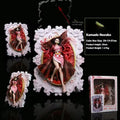 33cm Demon Slayer Kochou Shinobu Kamado Nezuko Anime Girl Figure 3d Photo Frame Statue Models Boy Collectible Ornament Doll Toy