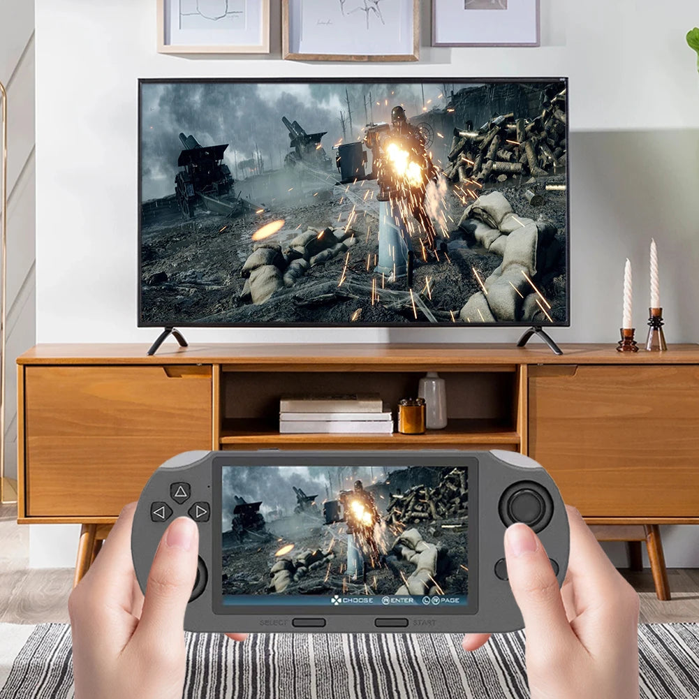 Handheld Game Console 4.5 Inch IPS Screen Retro Handheld Video Game Console Game Player for Kids Adults