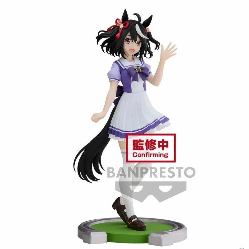Genuine Bandai Umamusume Pretty Derby Kitasan Black Tokai Teio Tamamo Cross MR.C.B Anime Action Figures Model Toys Gift for Kids