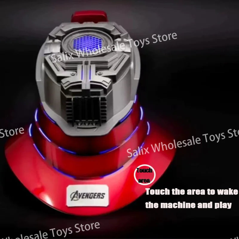 Iron Man Autoking 1/1 Mk5 Helmet Bluetooth Audio Base Remote And Voice Control Iron Man Automatic Helmet Base Gifts Customized
