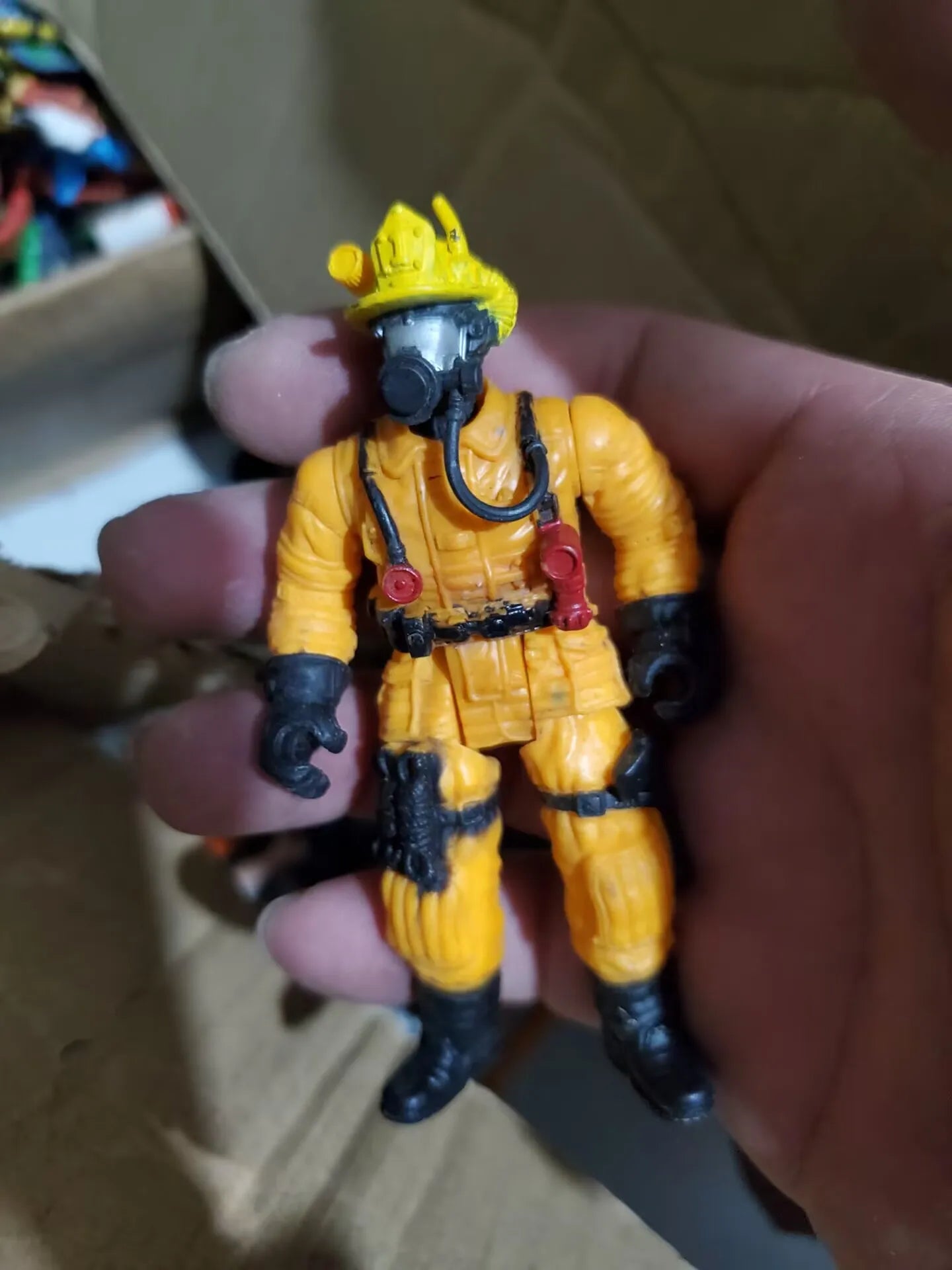 9cm 3.75" Solider Farmer Worker Military Police Action Figure Limite Collection Pirate Player Model Toy Gift for Kid Child Adult