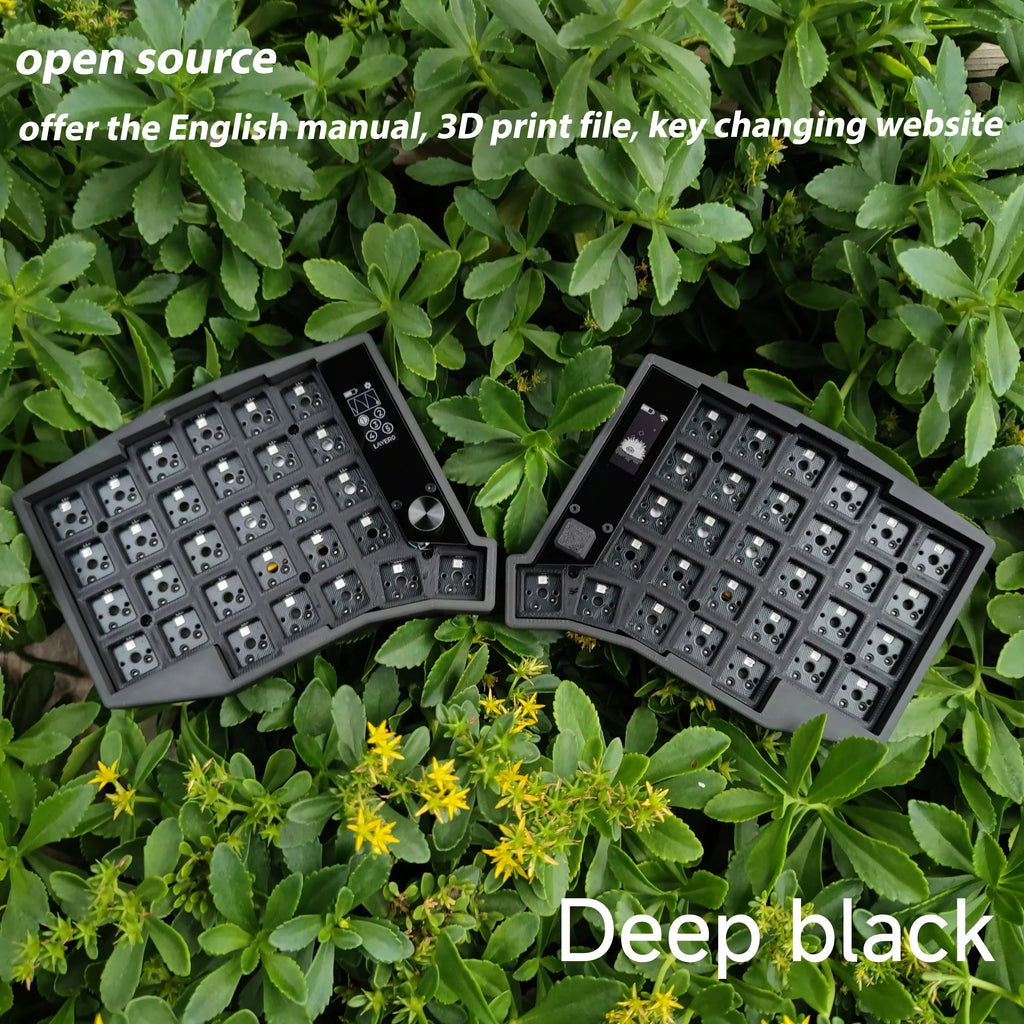 Sofle Split Keyboard Kit Dual Mode Wired Bluetooth Wireless Split Keyboard Kit Customized 58 Keys Hot Swap with Screen Knobs ZMK