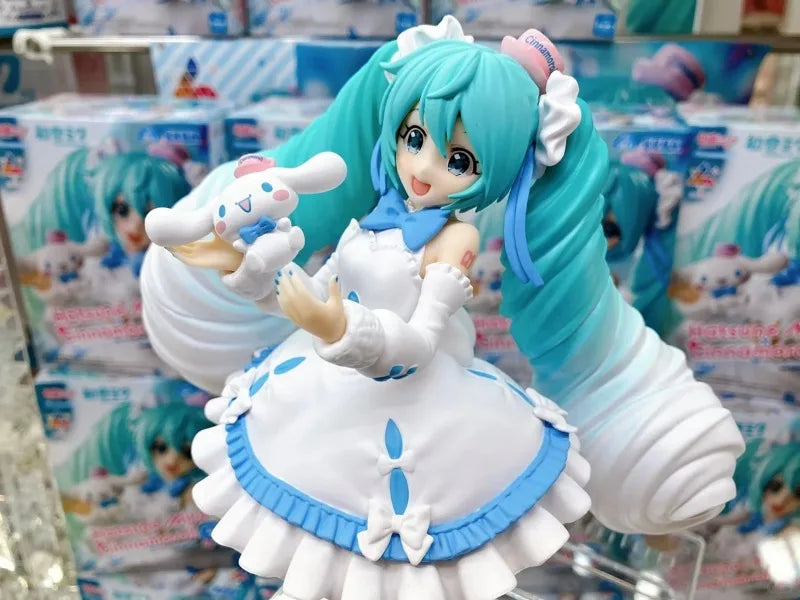 In Stock Original SEGA Luminasta Hatsune Miku Noddle Stopper Anime Figure Toys Action Figure PVC Model Collection Doll Gift