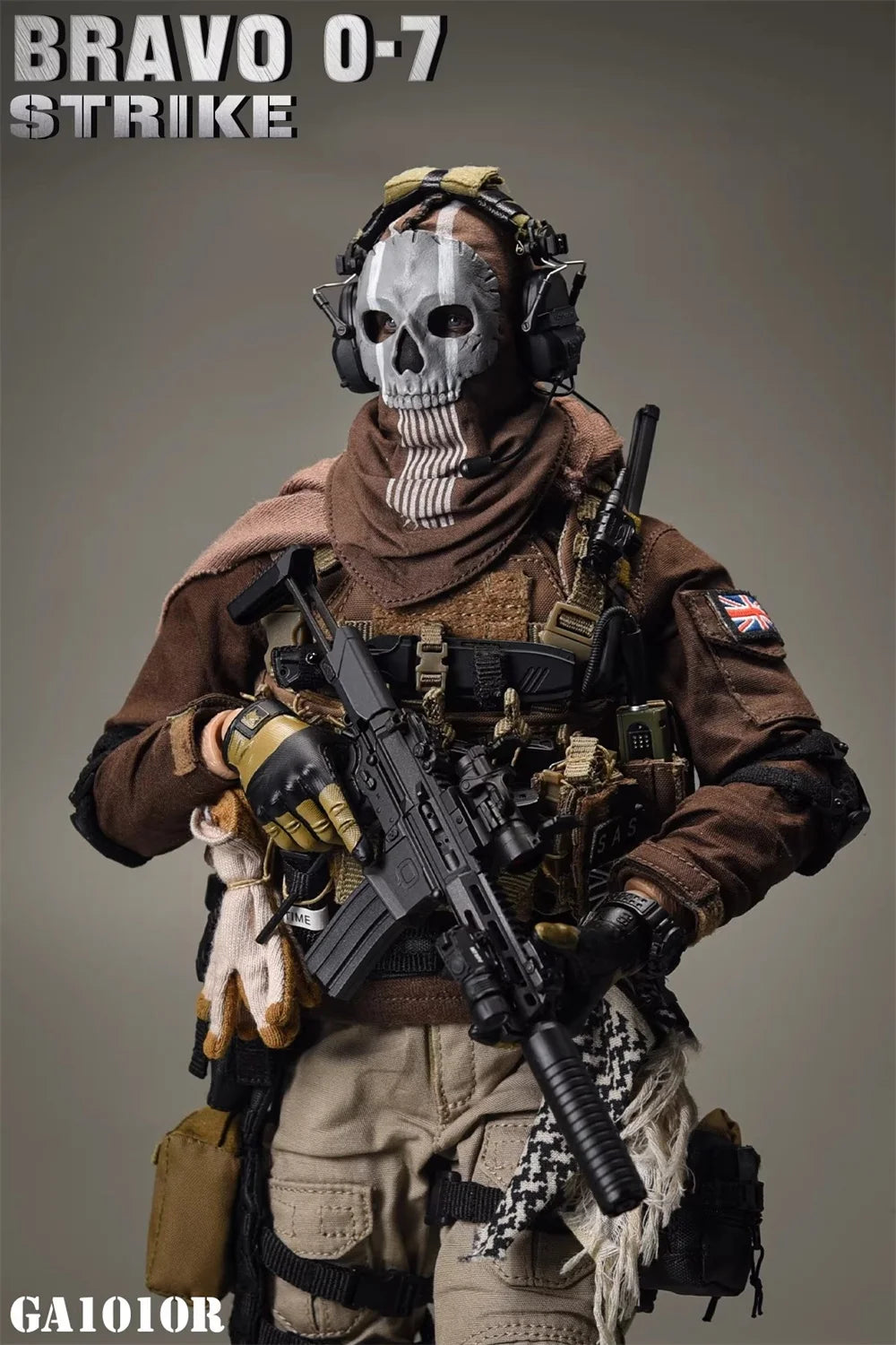 Big Sales 1/6th Easy&Simple ES GA1010R Call Soldier Man The Duty Soap Action Figure Ghost Full Set Moveable About 12" For Fans