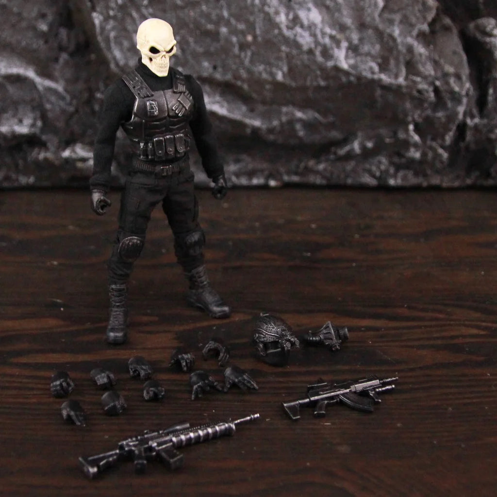 Männlicher Soldat der Spezialeinheiten-Serie Task Forces Soldat Skull Sergeant Master 15 cm Actionfigur ONE:12 1:12 1/12 Spielzeugpuppenmodell
