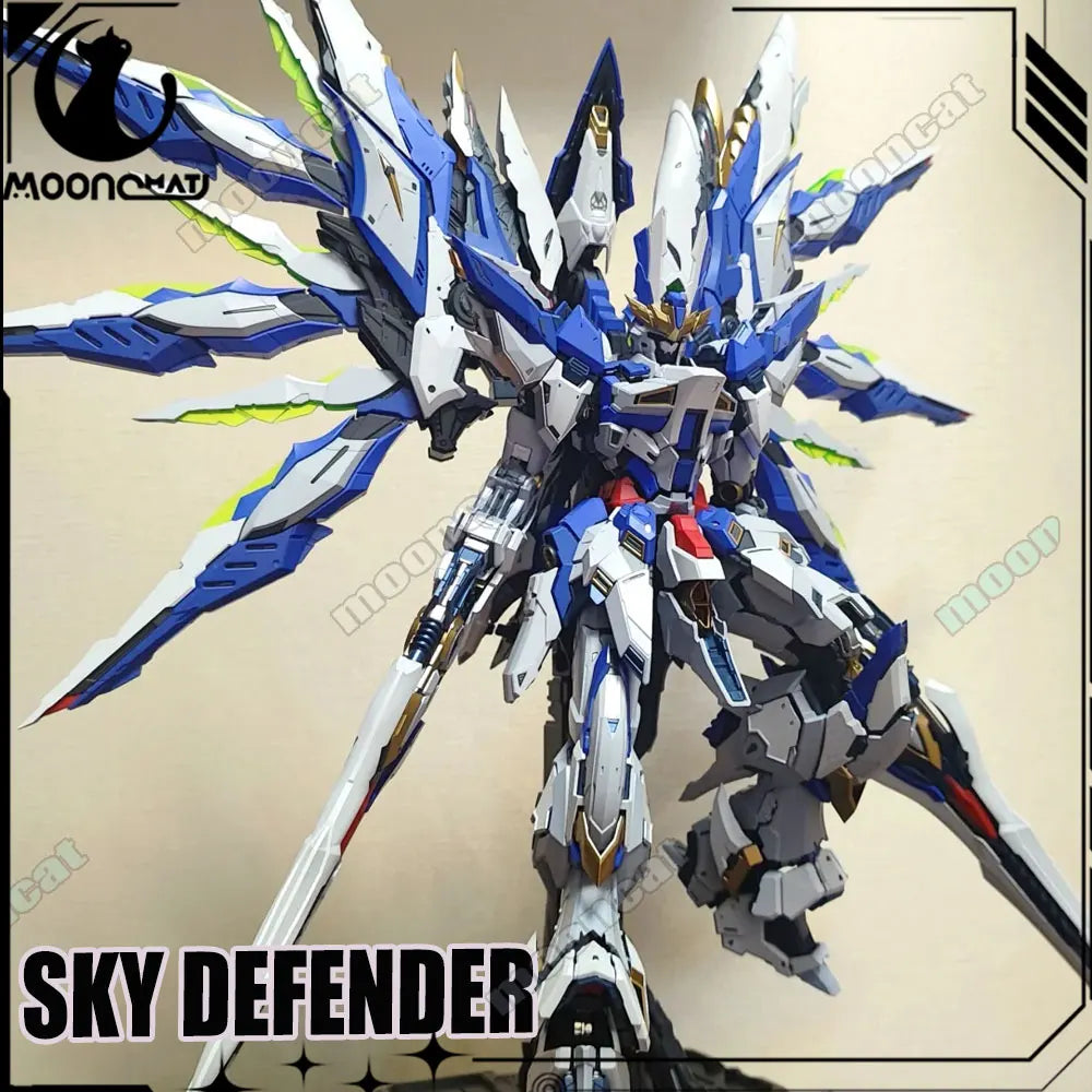 In Stock 1/72 Sky Defender Assembling Model Mecha Model Pvc Toys Oversize Level-Ultimate Npcm-017 Statue Collection Models Toys