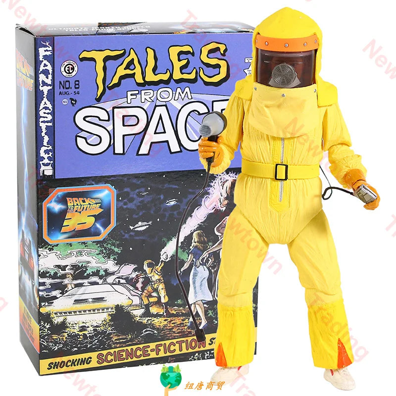 In Stock NECA Back To The Future Art McFly Doc Brown Biff Tannen PVC Action Figure Series Model Toy Christmas Gift