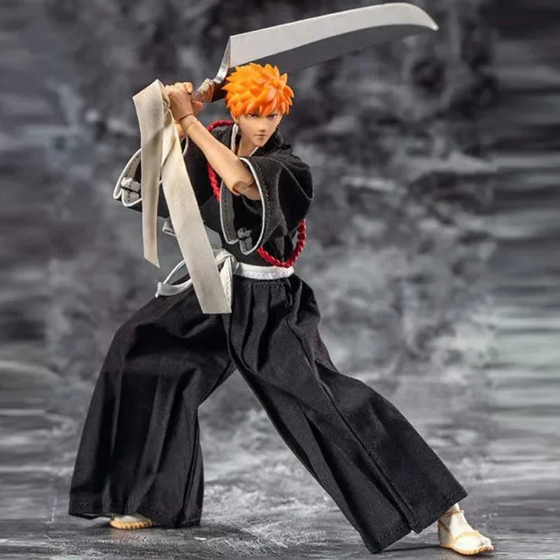 In Stock Dasin/Great Toys/GT Bleach Kurosaki Ichigo Aizen Sousuke Ukitake Jushiro Ichimaru Gin 18cm/7inch 1/10 SHF Action Figure