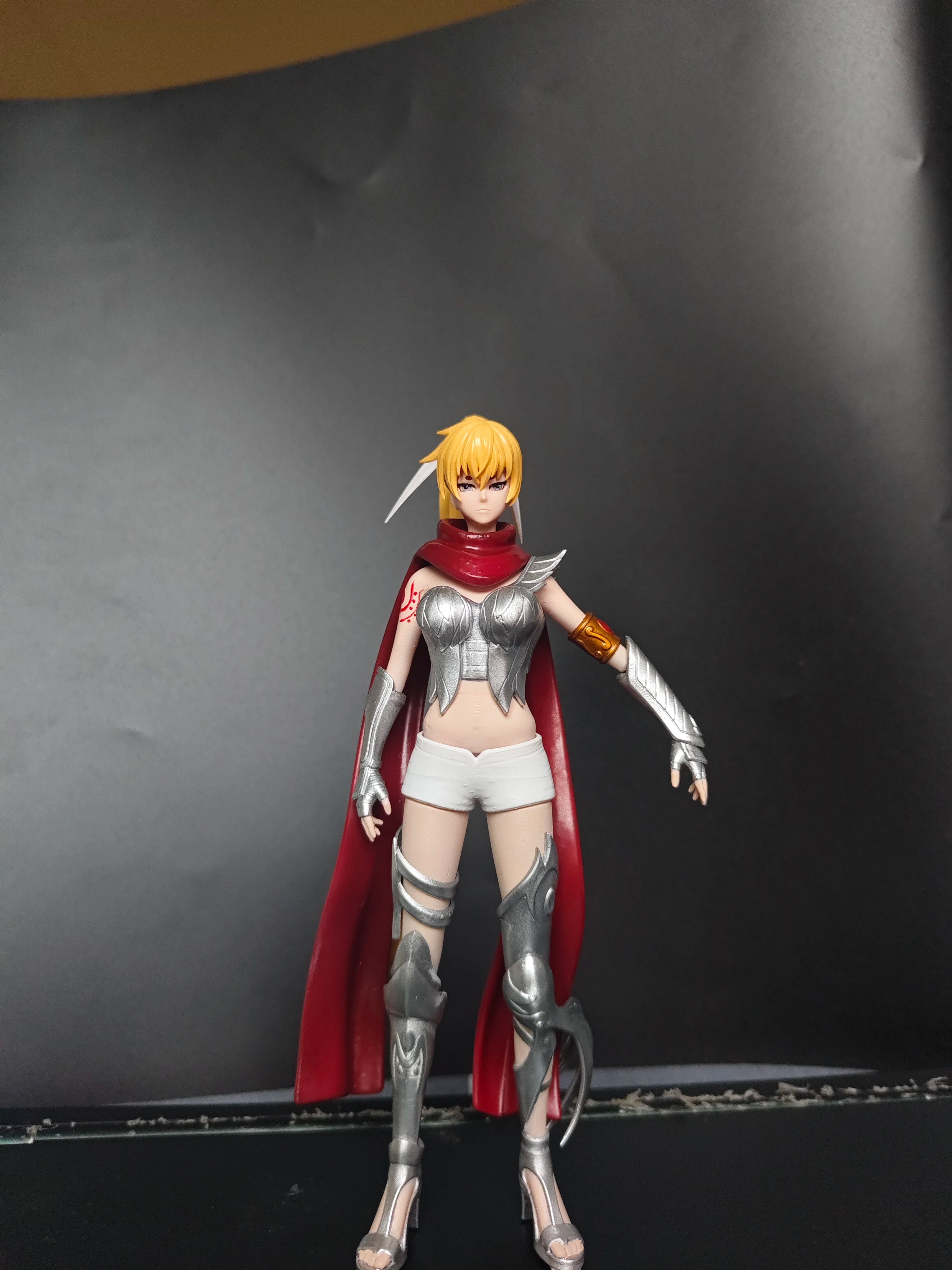 Saint Seiya The Lost Canvas LC- Crane Yuzuriha Silver Saint Aries Shion's Junior Sister Resin Statue Collectible Model